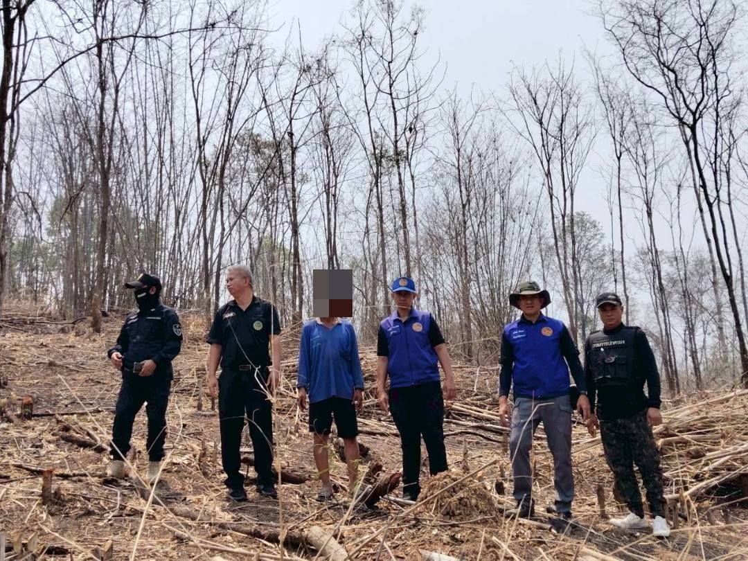 ลำปาง_จับชายวัย 69 ปี บุกรุกแผ้วถางป่าในพื้นที่ อ.แจ้ห่ม จ.ลำปาง เตรียมทำเกษตร