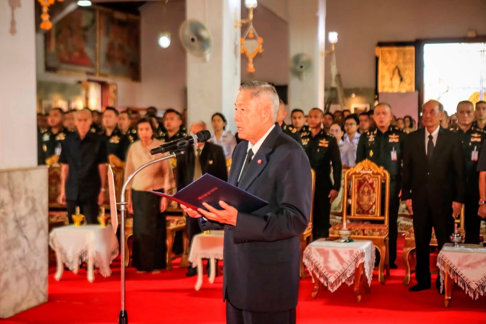 ผบ.มทบ.32 พร้อมศิษย์เก่าโรงเรียนนายร้อยพระจุลจอมเกล้า จัดพิธีถวายพระราชสดุดีและบำเพ็ญกุศล เนื่องในวันพระราชทานกำเนิดโรงเรียนนายร้อยพระจุลจอมเกล้า ครบรอบ 139 ปี